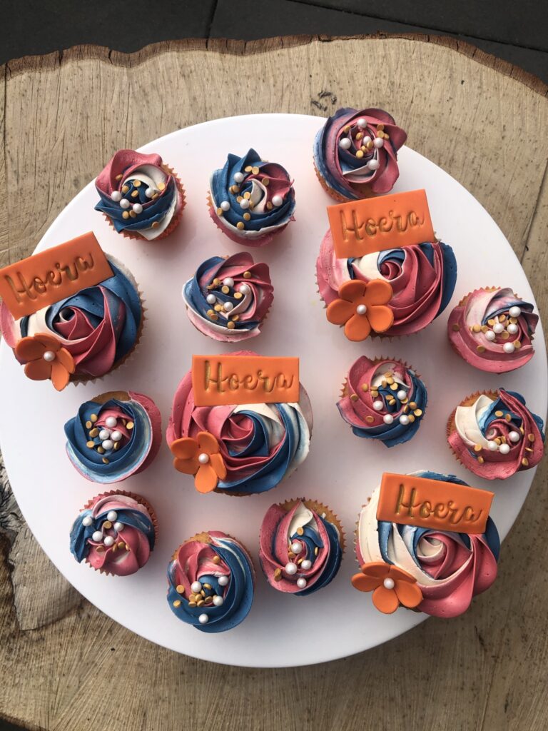 Koningsdag cupckaes